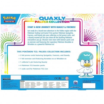 Pokémon Scarlet & Violet: Quaxly Paldea Collection dėžė (anglų k.)